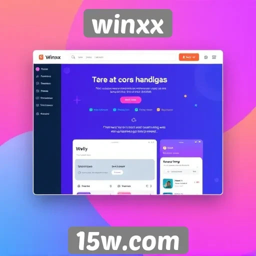 Interface do site Winxx é amigável para novos usuários